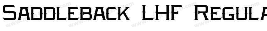 Saddleback LHF Regular字体转换